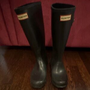 Hunter Black Women's Winter & Rain Boots